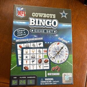 NFL Cowboys Bingo Game Set